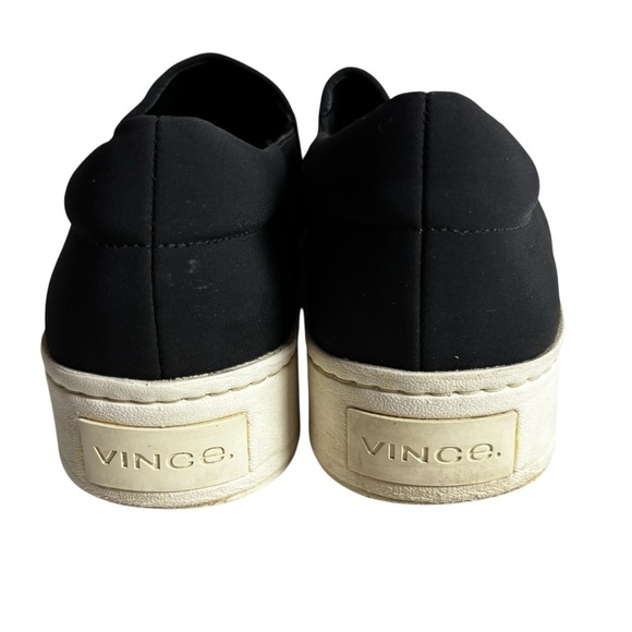 Vince Platform Slip on Women’s Sneakers Black Size 8.5 Minimalist Casual - Picture 3 of 12